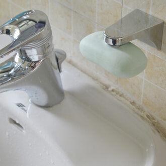 Praktische Magnetische Zeephouder Zeepbakje Sink Aansprakelijkheid Anti-bacteriële, Duurzaam, Veilig-M25