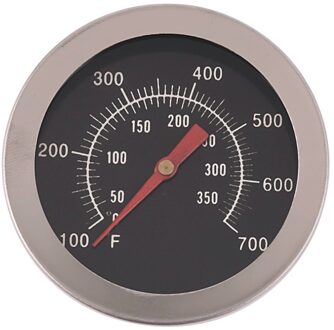 Praktische Rvs Bbq Smoker Pit Grill Bimetaal Thermometer Temp Gauge Met Dual Gage 350 Graden Koken Gereedschap