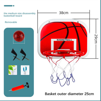 Praktische Schieten Apparatuur Basketbal Stand Plastic Deken Roll Outdoor Bal Basketbal Hoepel Draagbare 3 Size Duurzaam geel