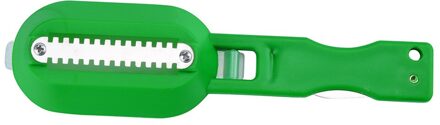 Praktische Vis Schaal Remover Schraper Cleaner Keuken Tool Dunschiller 1 Pcs Schrapen Vis Schoonmaken Tool Deksel Keuken Accessoires groen