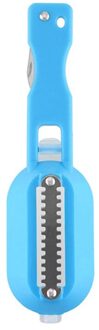 Praktische Vis Schaal Skin Remover Scaler Skinner Schraper Mes Cleaner Keuken Dunschiller Snelle Verwijdering Vissen Tool Keukengerei Blauw