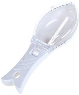Praktische Vis Schaal Skin Remover Scaler Skinner Schraper Mes Cleaner Keuken Dunschiller Snelle Verwijdering Vissen Tool Keukengerei wit