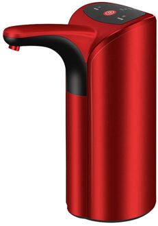 Praktische Water Fles Pomp Usb Opladen Dual Mode Loop Schakelaar Water Elektrische Water Dispenser Voor Thuis Keuken Rood