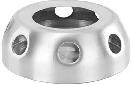 Praktische Zilver Thuis Houder Theewaar Afneembare Theepot Warmer Kaars Kantoor Roestvrijstalen Fornuis Verwarming Base Accessoires Ronde
