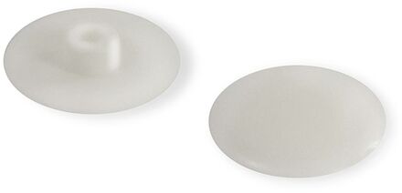 Praxis Afdekkapje 4mm Kunststof Wit 30 Stuks