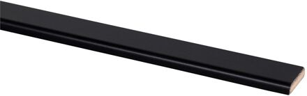 Praxis Afdeklijst - Grenen - Gelakt - Zwart - 5x22mm - 270cm