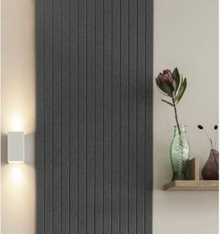 Praxis Akoestische Lattenwand Talud - Shark - Vilt - 120x60cm - 1 Stuk