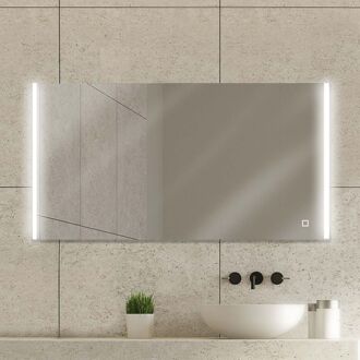 Praxis Allibert Badkamerspiegel Met Verlichting Grant - Rechthoekig - Met Verwarming - 120x60 Cm