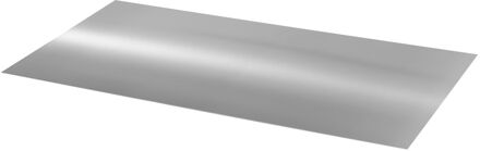 Praxis Aluminium Plaat - Gladde Afwerking - 100 X 50 Cm - Dikte 0,5 Mm