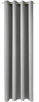 Praxis Amsterdam Lichtdoorlatend Kant En Klaar Gordijn Grijs 145 X 240 Cm