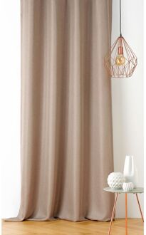 Praxis Amsterdam Lichtdoorlatend Kant En Klaar Gordijn Taupe 145 X 240 Cm