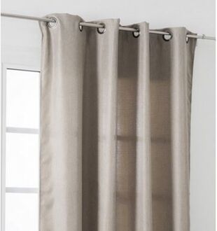 Praxis Amsterdam Lichtdoorlatend Kant En Klaar Gordijn Taupe 145 X 240 Cm