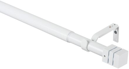 Praxis Amsterdam Uitschuifbare Gordijnroede Wit 170-300 Cm X 25-28mm