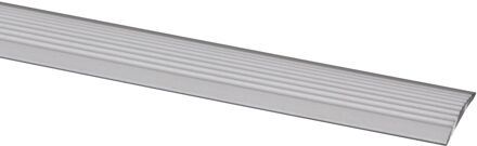 Praxis Antislipstrip Traprenovatie - Zelfklevend - Aluminium - 130x1,5cm - 4 Stuks