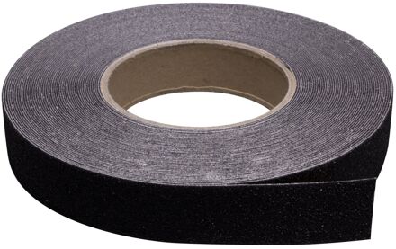 Praxis Antisliptape Zelfklevend - Zwart - 25mm X 18m - Ruwe Siliciumcarbidekorrels