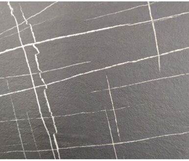 Praxis Backsplash Mat Zwart Marmer - 9x640x3000mm