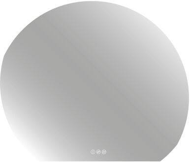 Praxis Badkamerspiegel Met Verlichting Eclipse 3 - Rond - 105x120 Cm