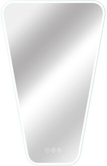 Praxis Badkamerspiegel Met Verlichting Renzo 2 - Rechthoekig - 80x60 Cm