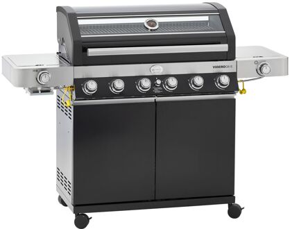 Praxis Barbecue Barbecue Gas Videro G6-S Vario 30 mbar Zwart