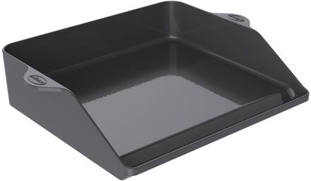 Praxis Barbecue - BBQ Accessoire Plancha Grillplaat - Roestvast Staal - Zwart