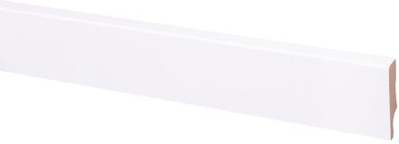 Praxis Baseline Hoge Plint Budget Cubic - Wit - 240cm - 14x60mm