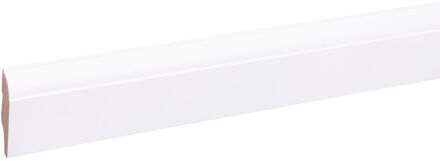 Praxis Baseline Hoge Plint Budget Style - Wit - 240cm - 14x60mm