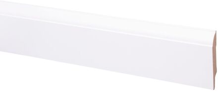 Praxis Baseline Hoge Plint Budget Style - Wit - 240cm - 14x80mm