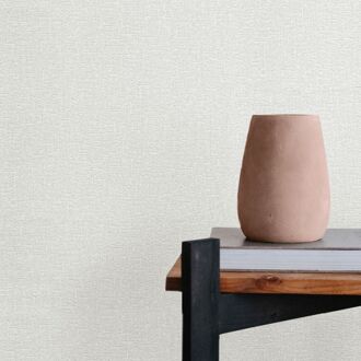 Praxis Behang Uni Assorti 1308 - Wit - 10,05m X 53cm