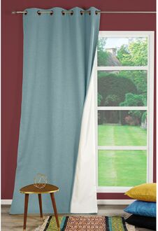 Praxis Bella Verduisterend En Isolerend Kant En Klaar Gordijn Blauw 140 X 260 Cm