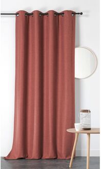Praxis Boréal Verduisterend En Isolerend Kant En Klaar Gordijn Terracotta 140 X 260 Cm