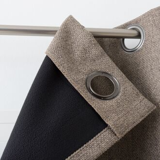 Praxis Boréal Verduisterend Kant En Klaar Gordijn Naturel 140 X 260 Cm