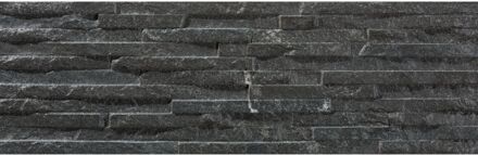 Praxis Centenar Wandtegel - Zwart - Glanzend - 17x52,3 Cm - 0,89 M²