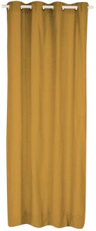 Praxis Chicaco Lichtdoorlatend Kant En Klaar Gordijn Safraan 140 X 250 Cm