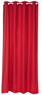 Praxis Chicago Lichtdoorlatend Gordijn Rood 140 X 250 Cm