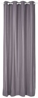 Praxis Chicago Lichtdoorlatend Kant En Klaar Gordijn Grijs 140 X 250 Cm