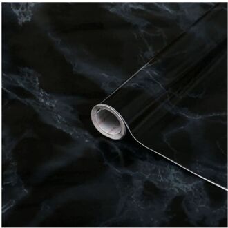 Praxis Decoratiefolie Zelfklevend Marmer - Zwart - 67,5cm X 2m