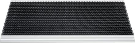 Praxis Deurmat Outline Zwart 60x90cm