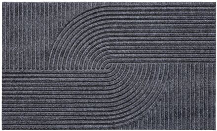 Praxis Deurmat Ramada Curves Antraciet 45 X 75 Cm