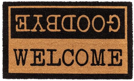 Praxis Deurmat Ruco Design Welkom Tot Ziens 45 X 75 Cm
