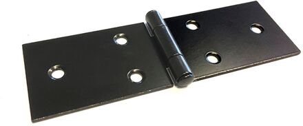 Praxis Deurscharnier - Zwart Staal - 100x32 Mm - 2 Stuks