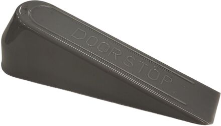 Praxis Deurstopper Rubber Wigvorm Grijs