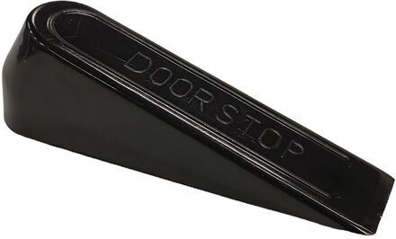 Praxis Deurstopper Rubber Wigvorm Zwart
