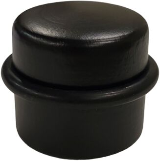 Praxis Deurstopper Vloer Zelfklevend Hout Zwart