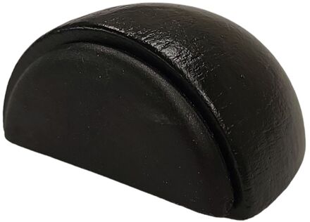 Praxis Deurstopper Vloer Zelfklevend Hout Zwart