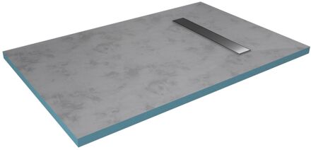 Praxis Douchebak - A Carreler 140 X 90 Cm - Geëxtrudeerd Schuim - Ruwe