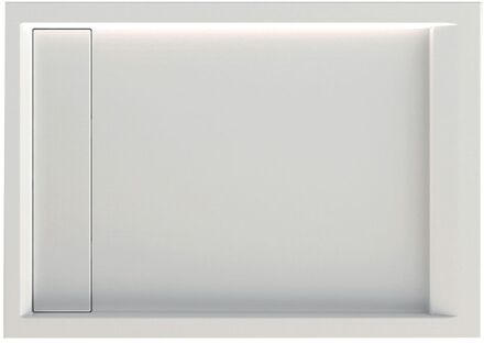 Praxis Douchebak - Design 120 X 90 Cm - Acryl - Wit