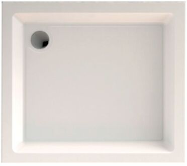 Praxis Douchebak - Kheops 80 X 80 Cm - Acryl - Wit