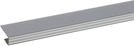 Praxis Eindprofiel - Aluminium Zilver - 30x9mm 1,9m