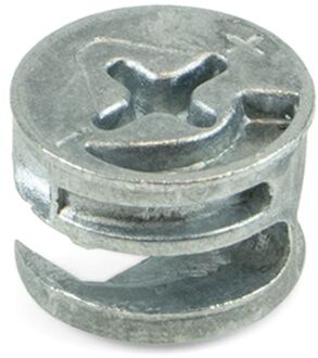 Praxis Excenterbus 15x13mm Zamak 4 Stuks