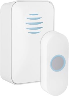 Praxis Exin Gong - Batterij - Met Beldrukker En Licht - Wit